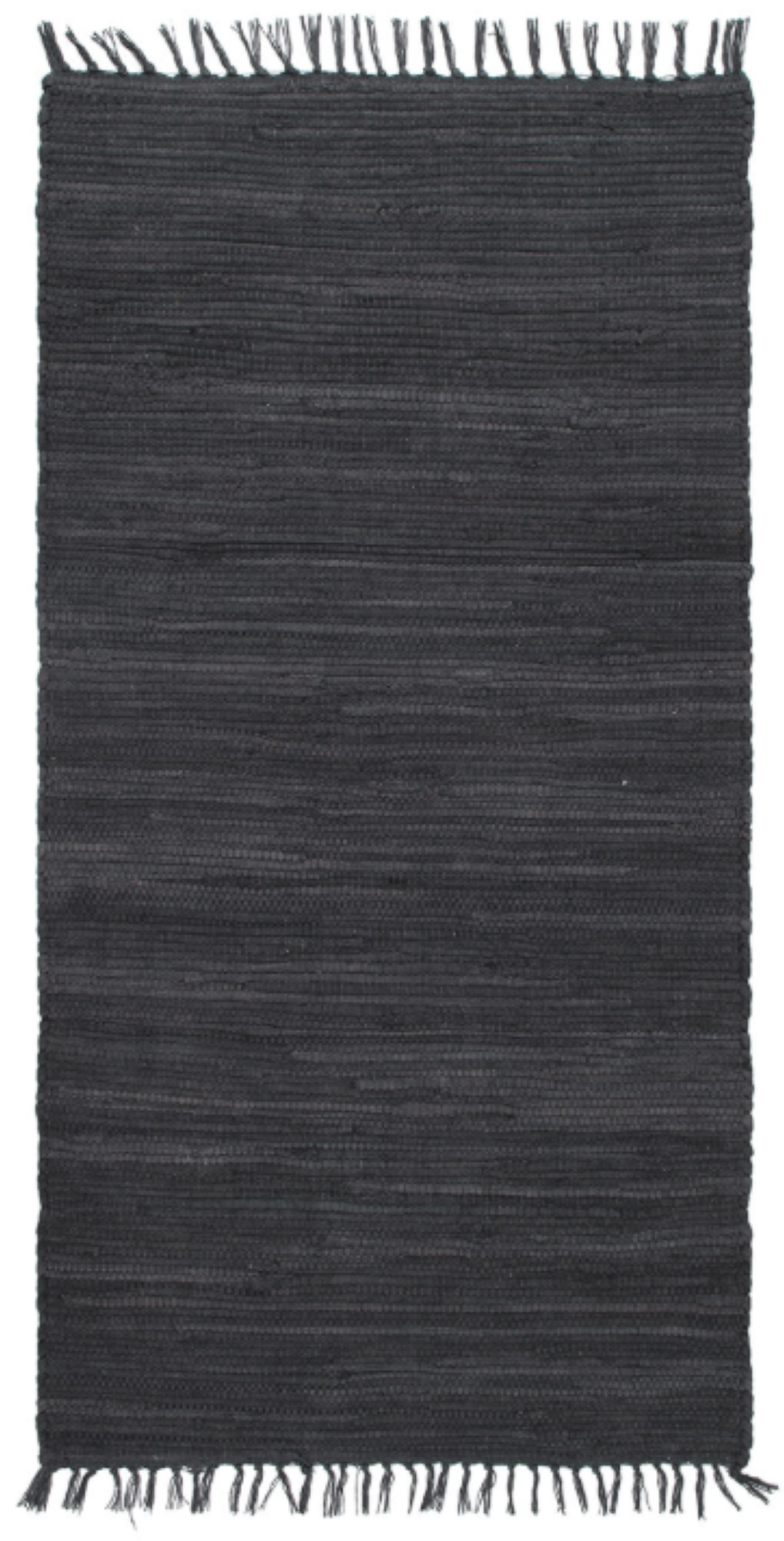 Tapis moderne à franges en coton NOUBA