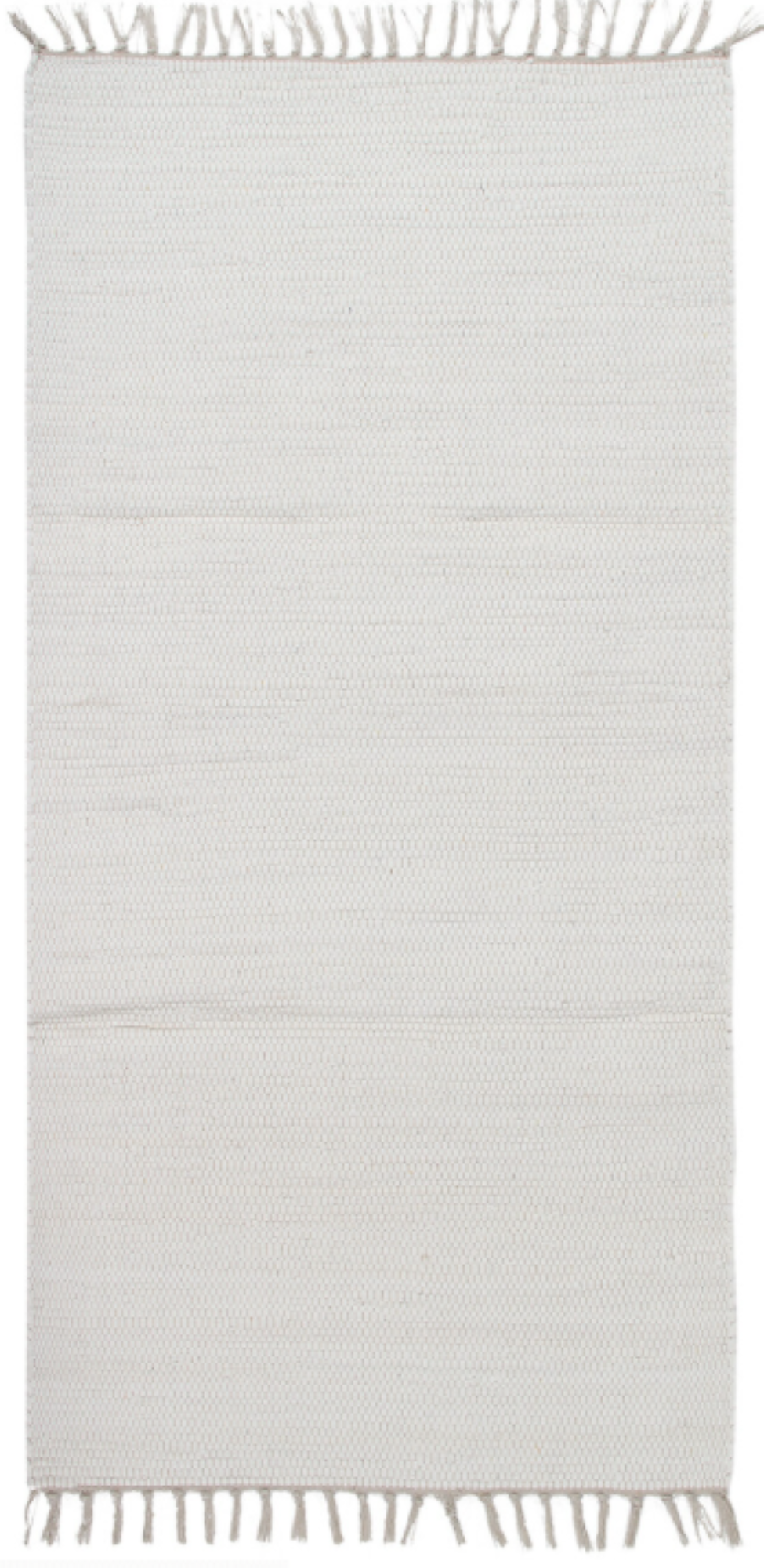 Tapis moderne à franges en coton NOUBA