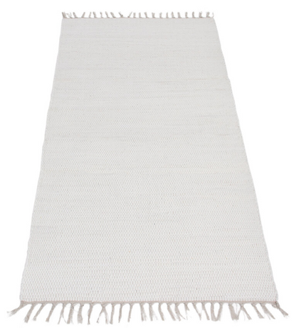 Alfombra moderna de flecos de algodón NOUBA