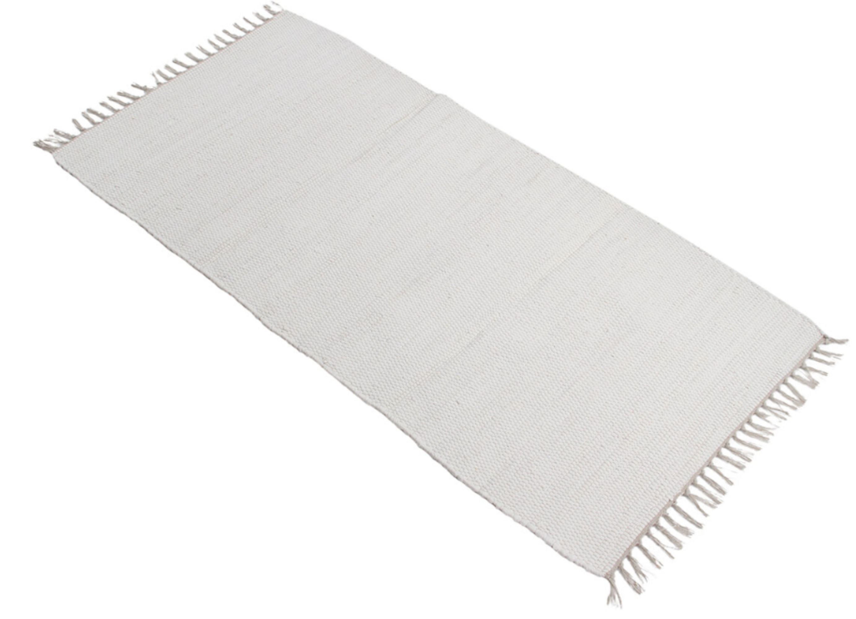 Tapis moderne à franges en coton NOUBA