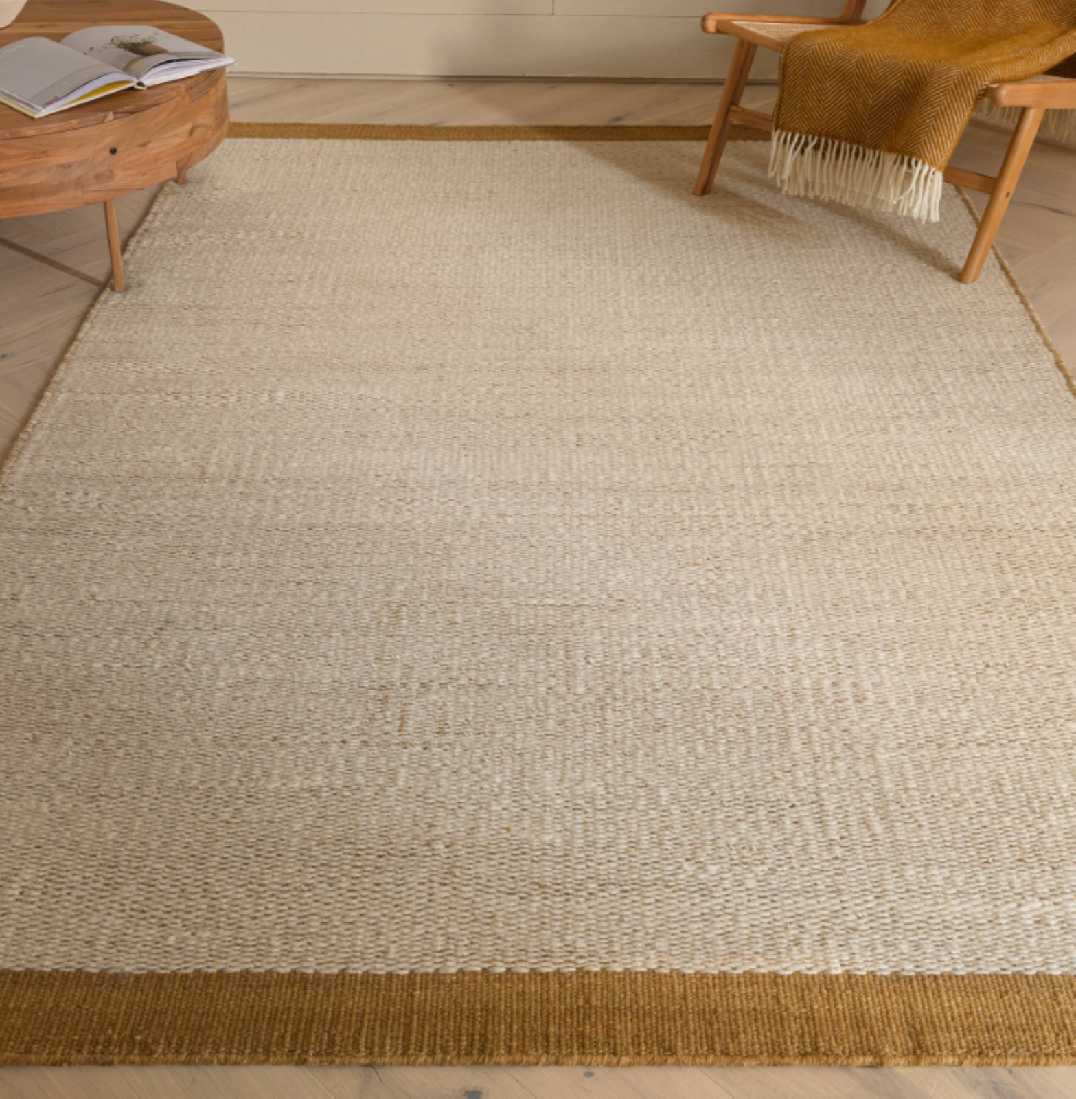 Tapis de salon moderne pure laine MALI