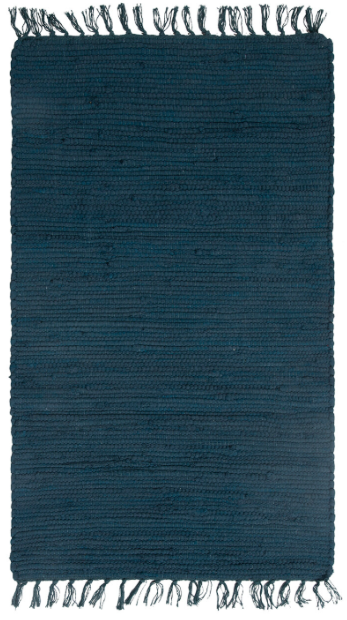 Tapis moderne à franges en coton NOUBA