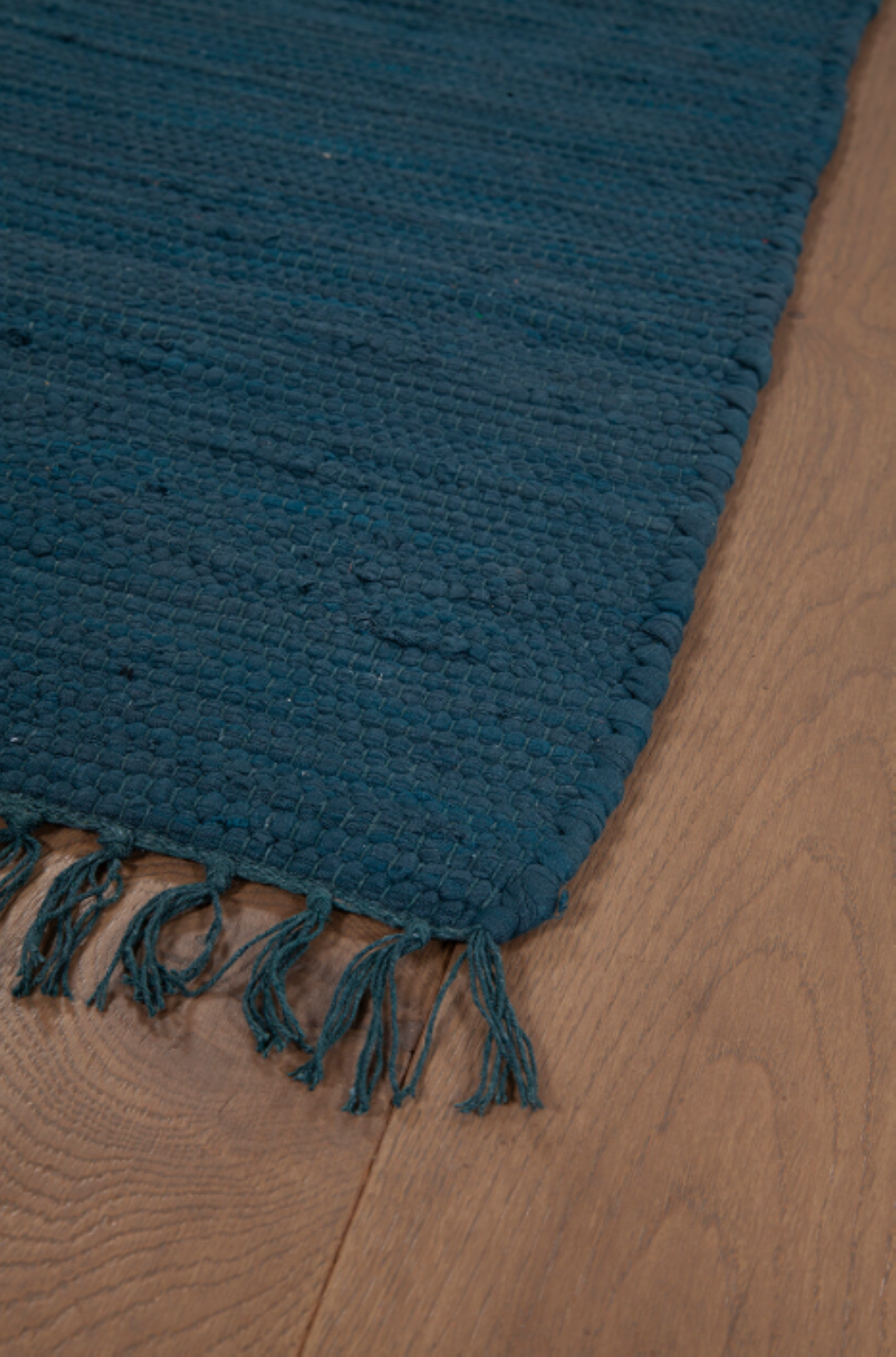 Tapis moderne à franges en coton NOUBA