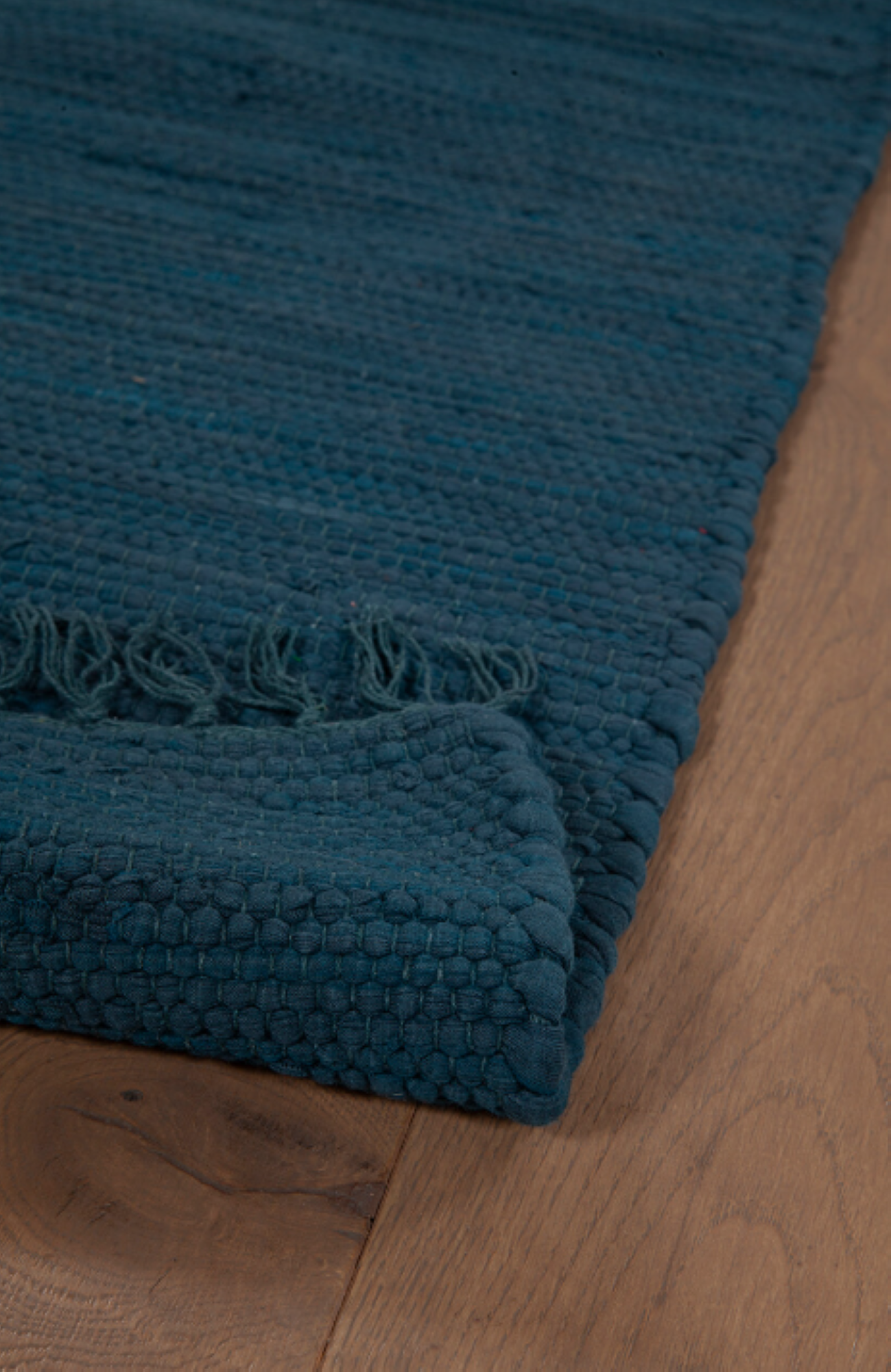 Tapis moderne à franges en coton NOUBA