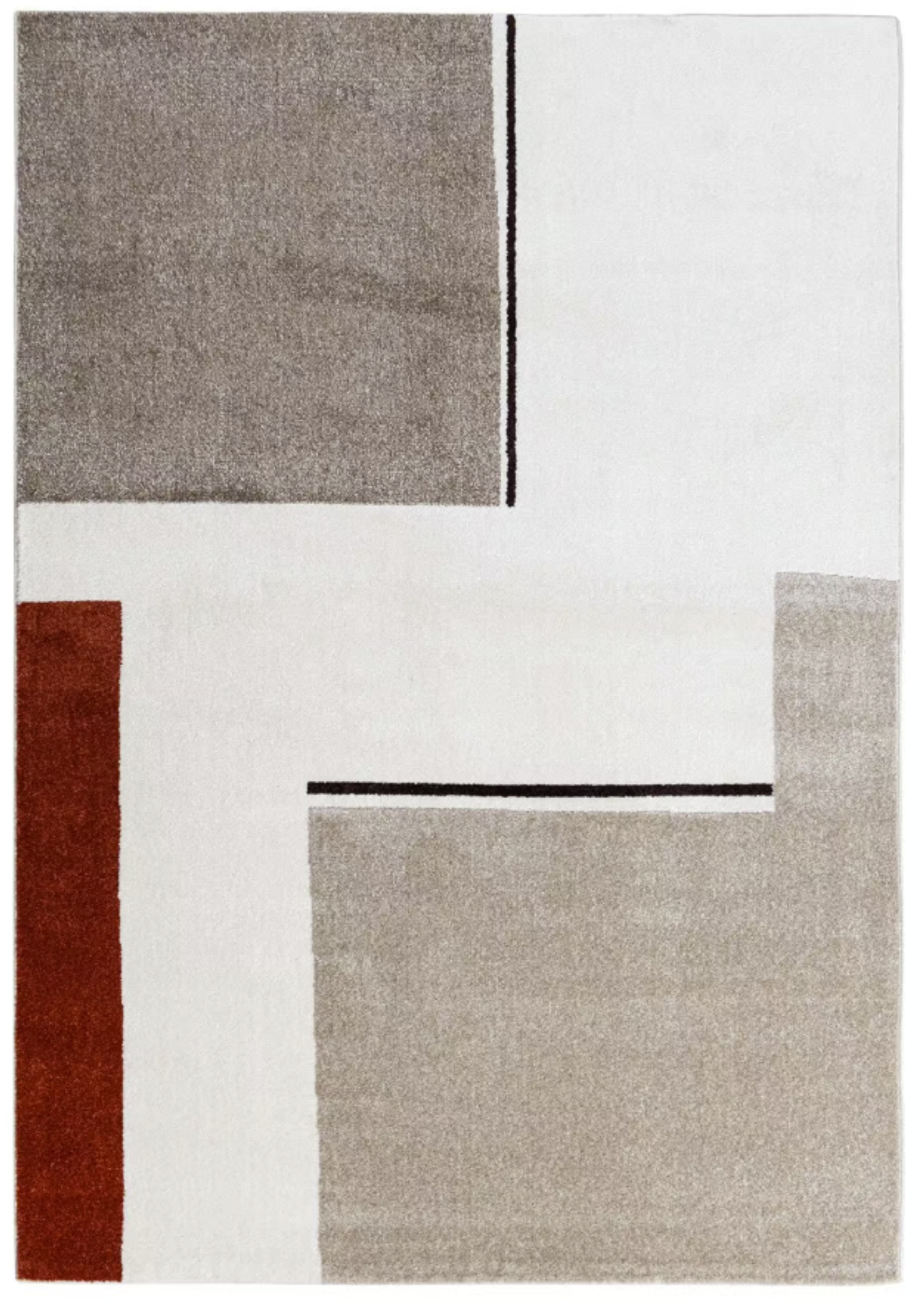 Tapis moderne tissé plat SONNY