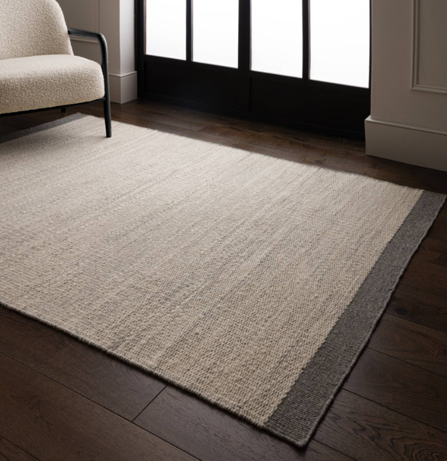 Tapis de salon moderne pure laine MALI