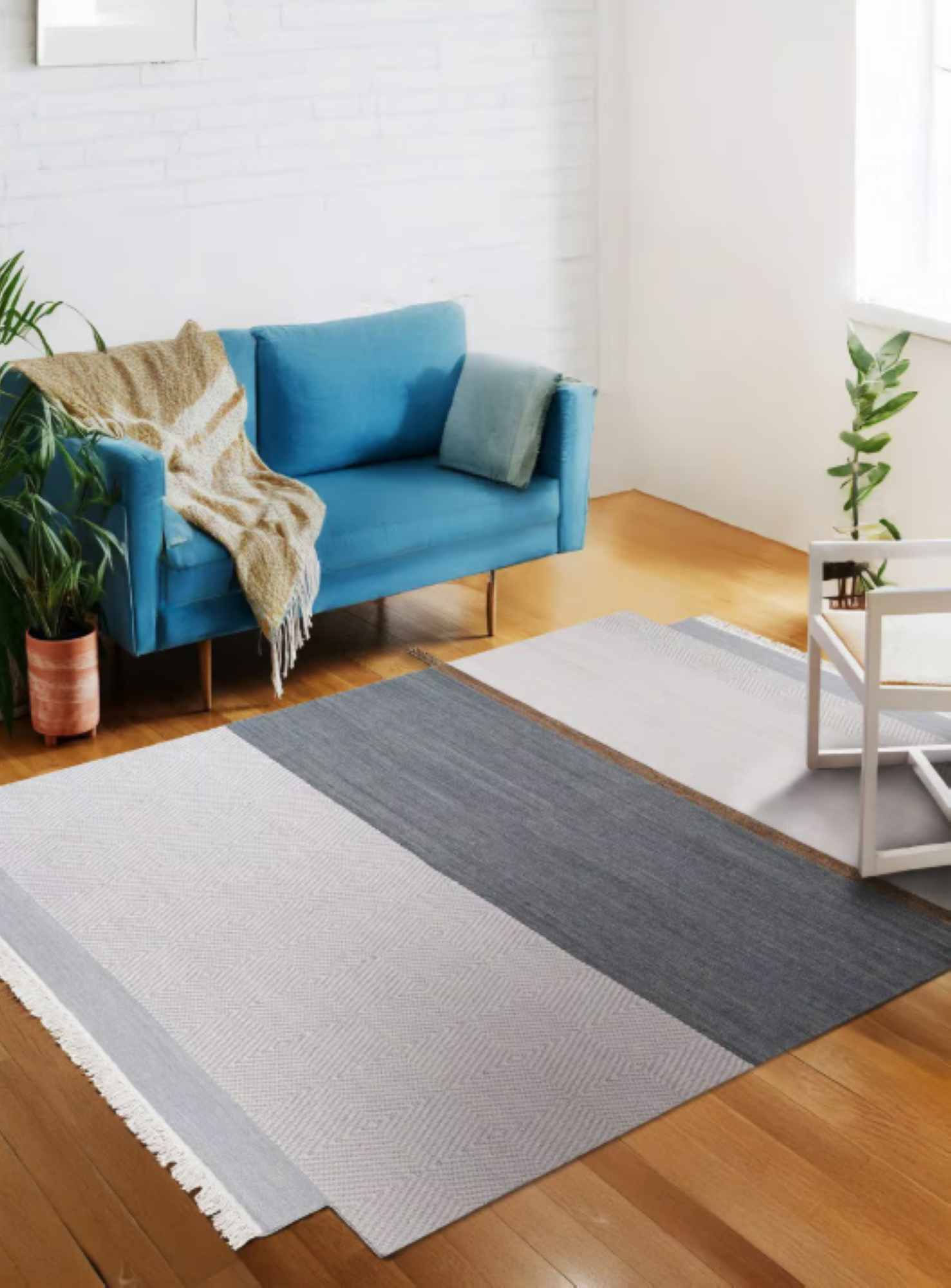 Tapis Kilim authentique en laine SALA