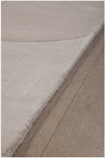 Tapis moderne tufté main laine et viscose RICHMOND