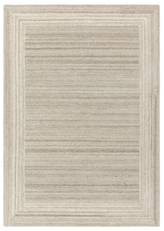 LORO Pure Wool Modern Rug for Living Room and Bedroom