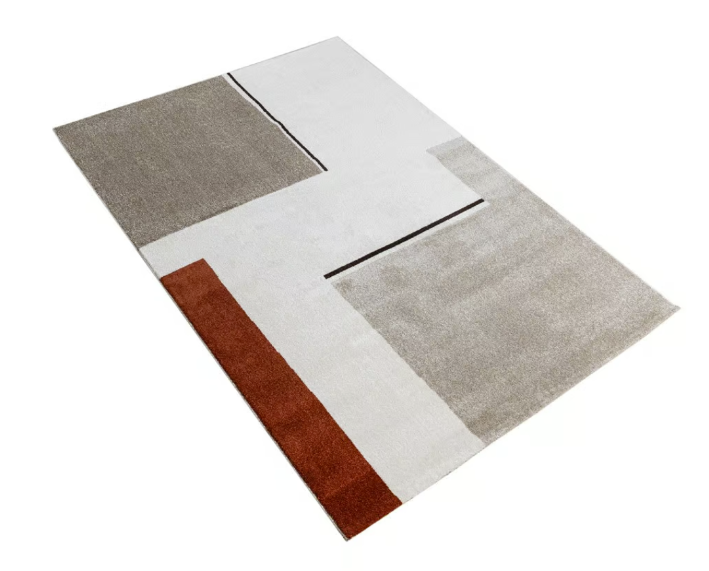 Tapis moderne tissé plat SONNY