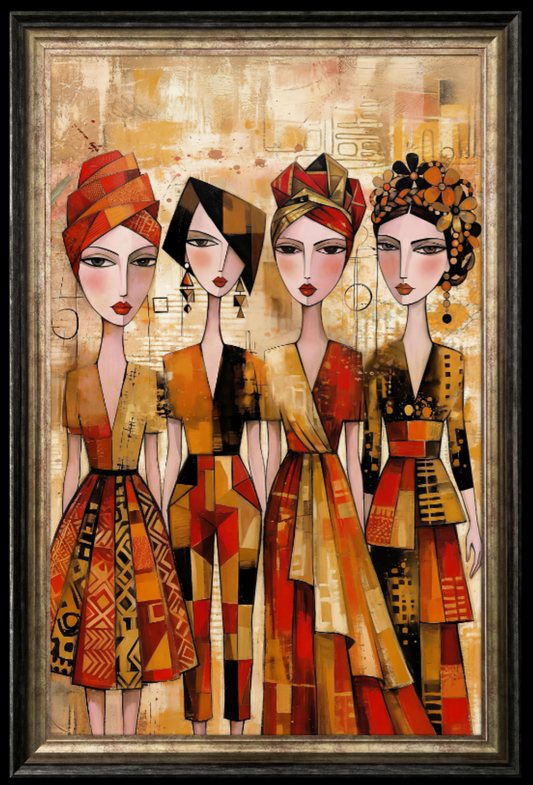 QUEENS Wooden Framed Picture 