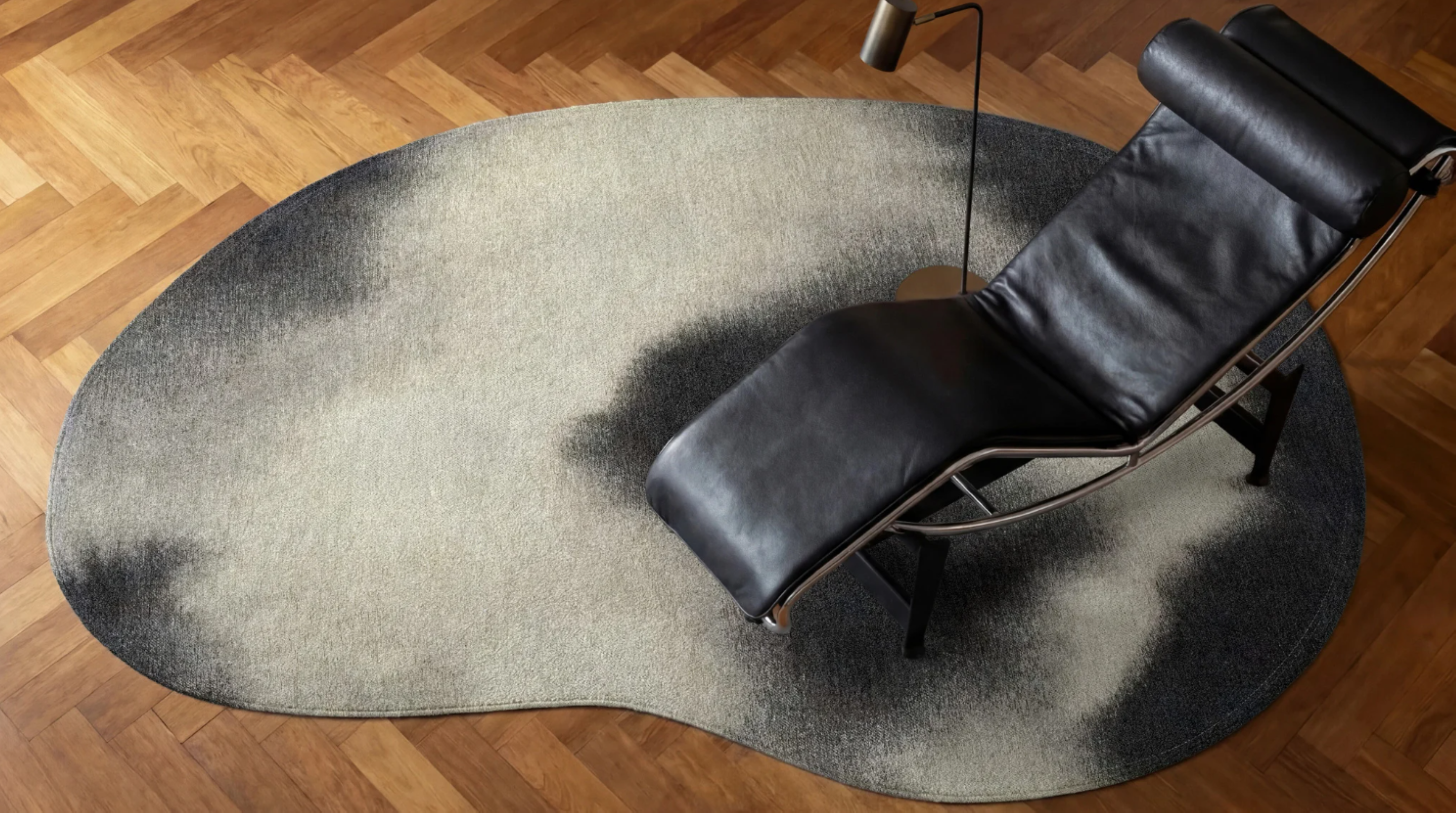 Tapis moderne tissé plat AERO