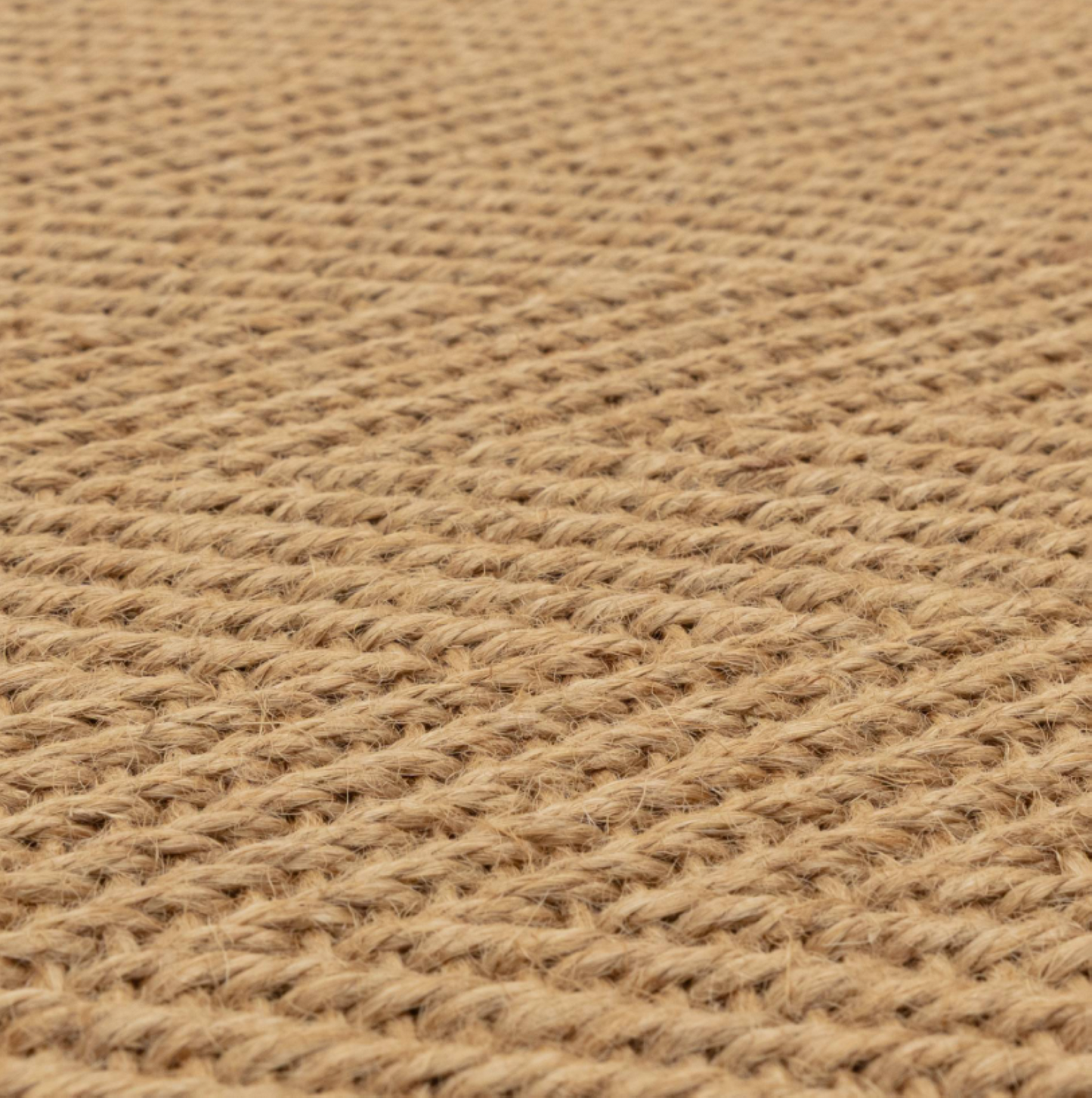 Alfombra moderna de yute DORO para dormitorio y salón 