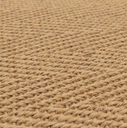 Alfombra moderna de yute DORO para dormitorio y salón 