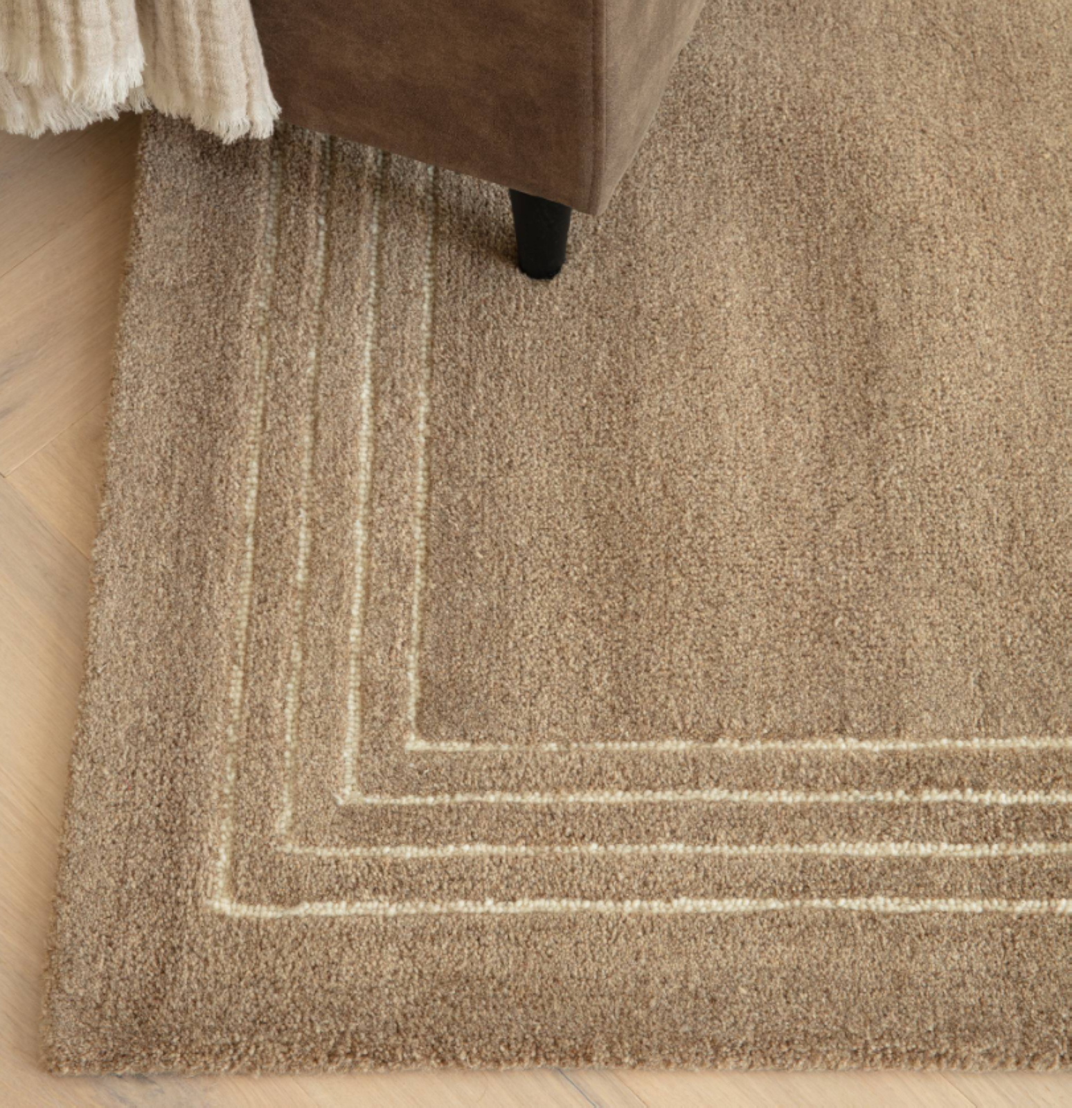 Alfombra moderna de pura lana LORO para sala de estar y dormitorio