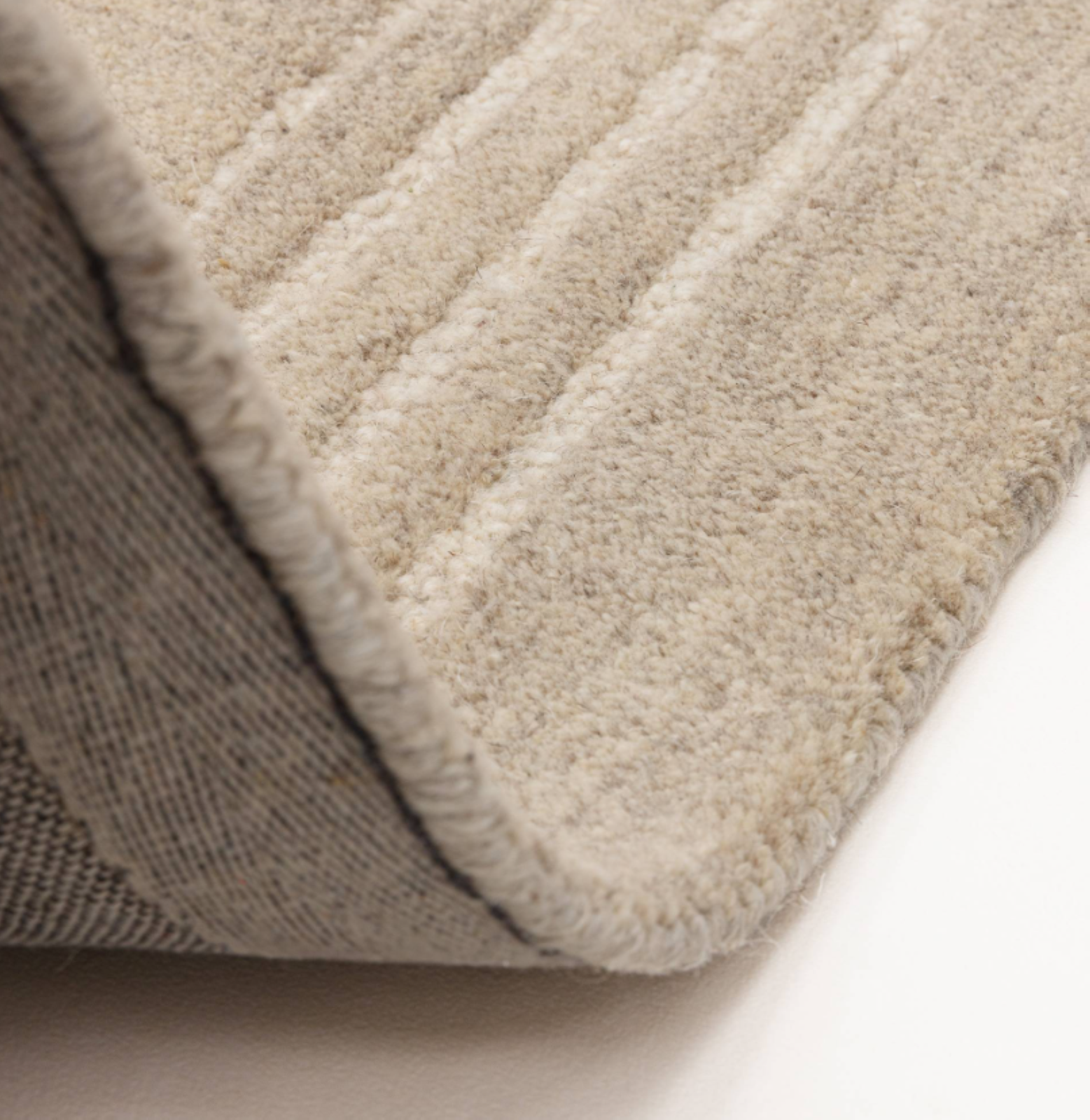 Alfombra moderna de pura lana LORO para sala de estar y dormitorio