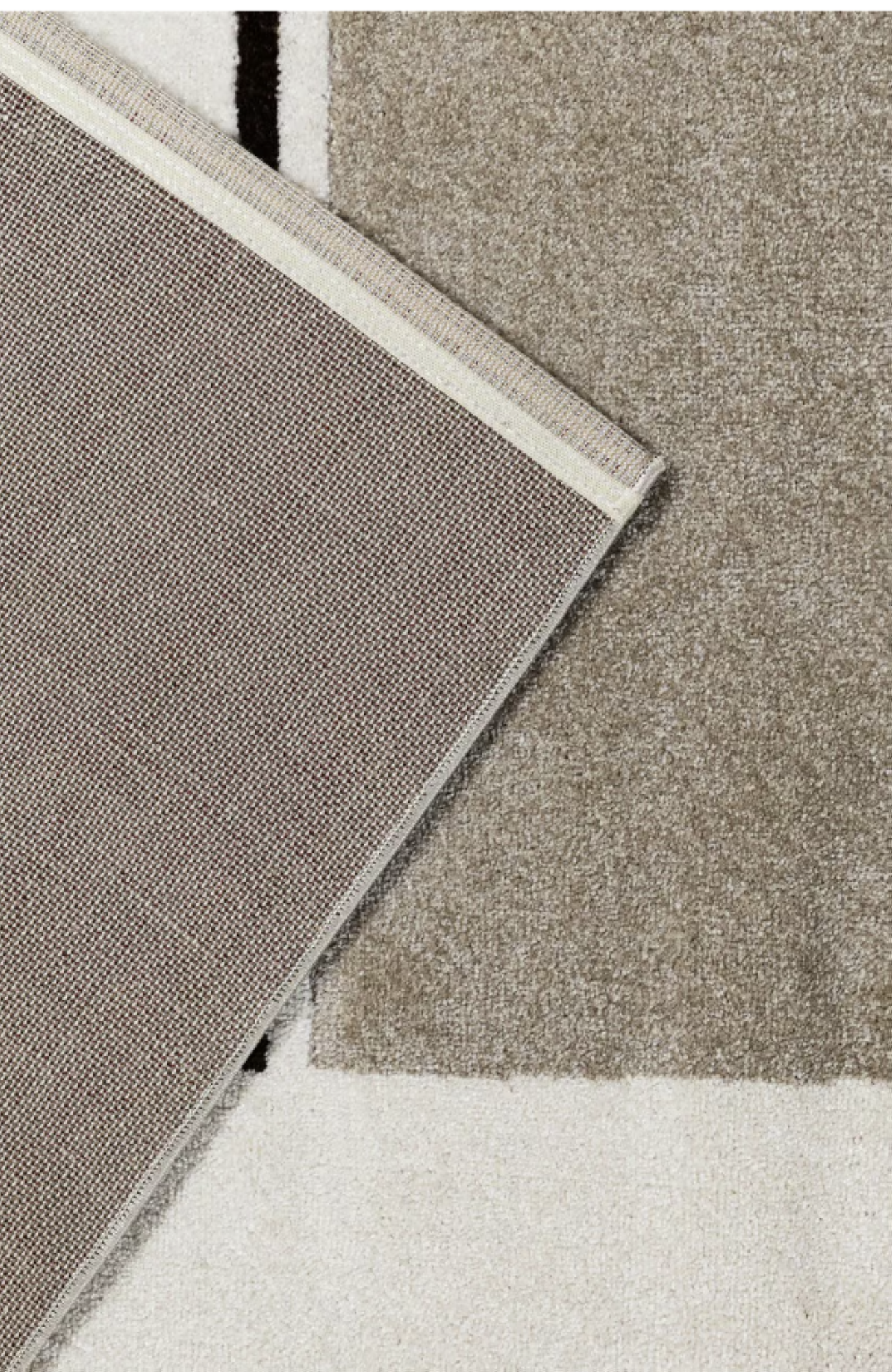 Tapis moderne tissé plat SONNY