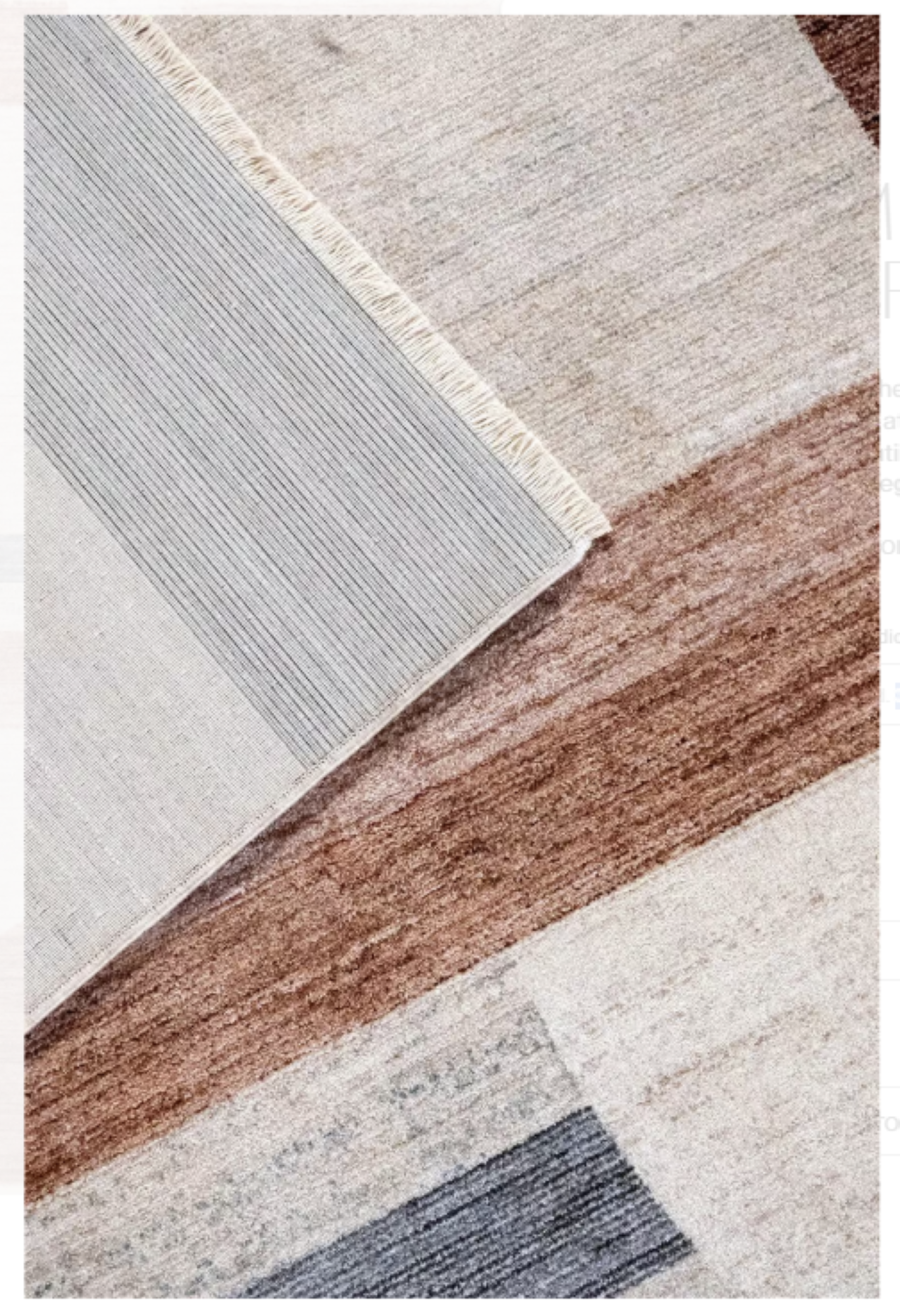 Tapis moderne tissé plat MIRATONA