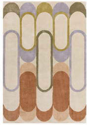 Tapis de salon moderne style rétro MOTA