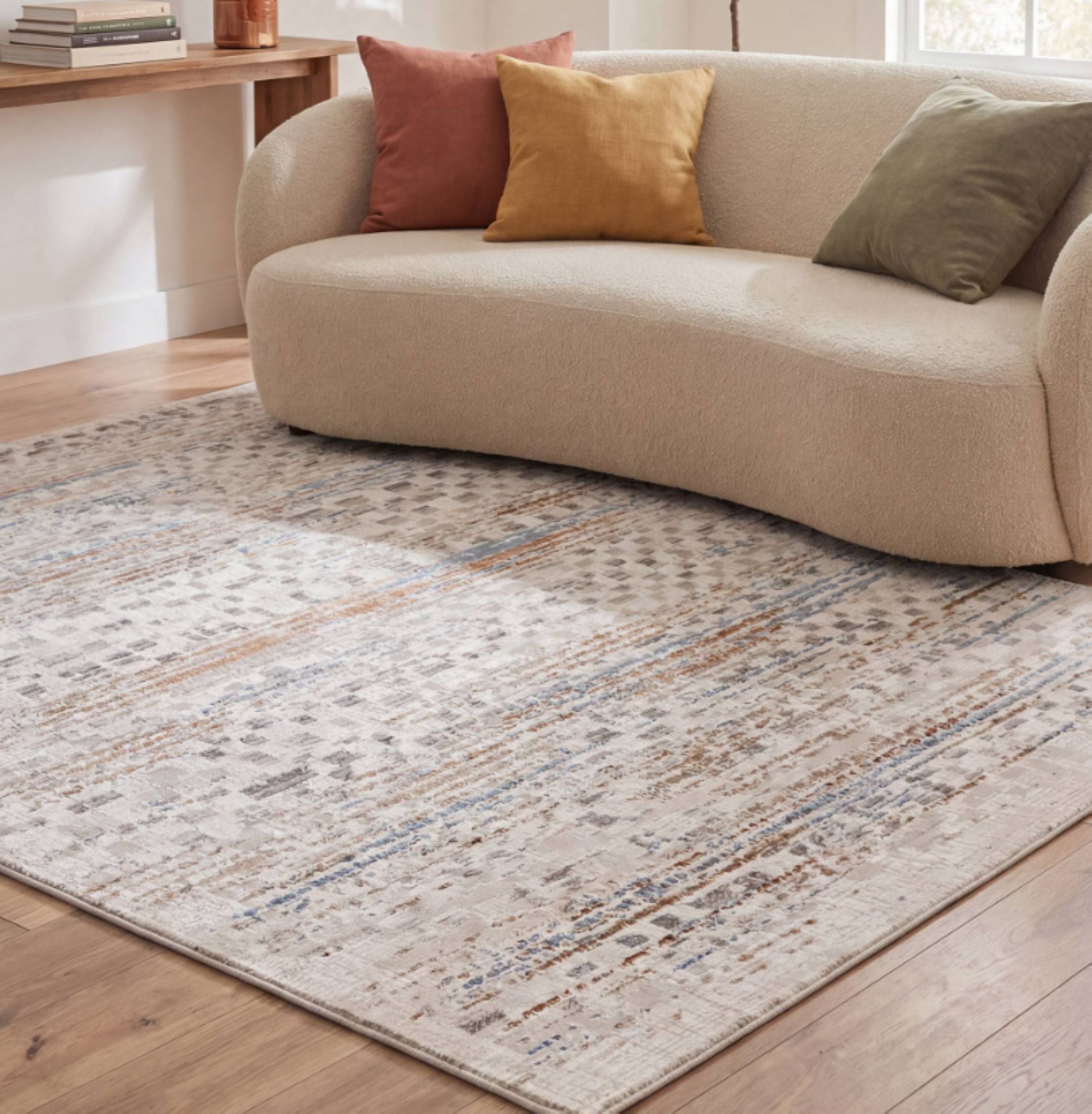 Tapis tissé plat moderne FINO