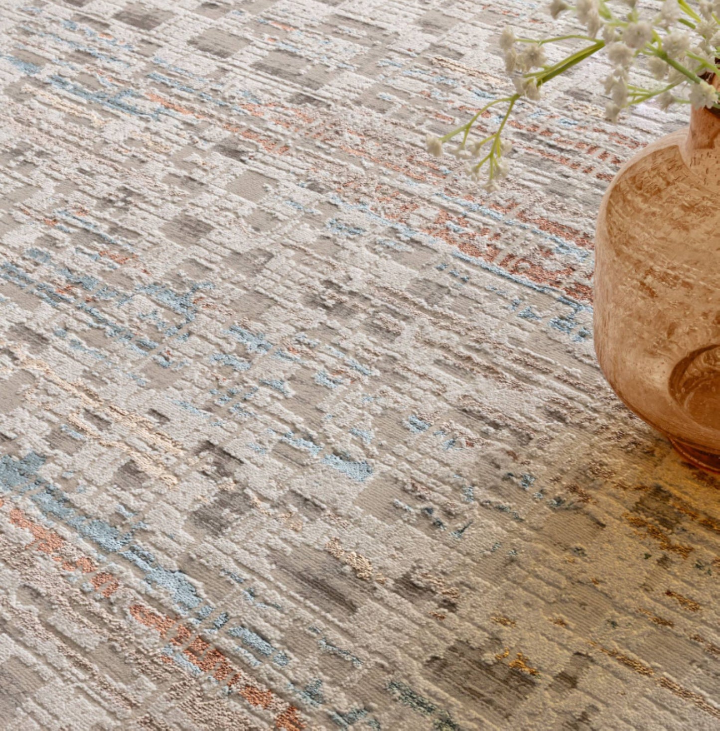 Tapis tissé plat moderne FINO