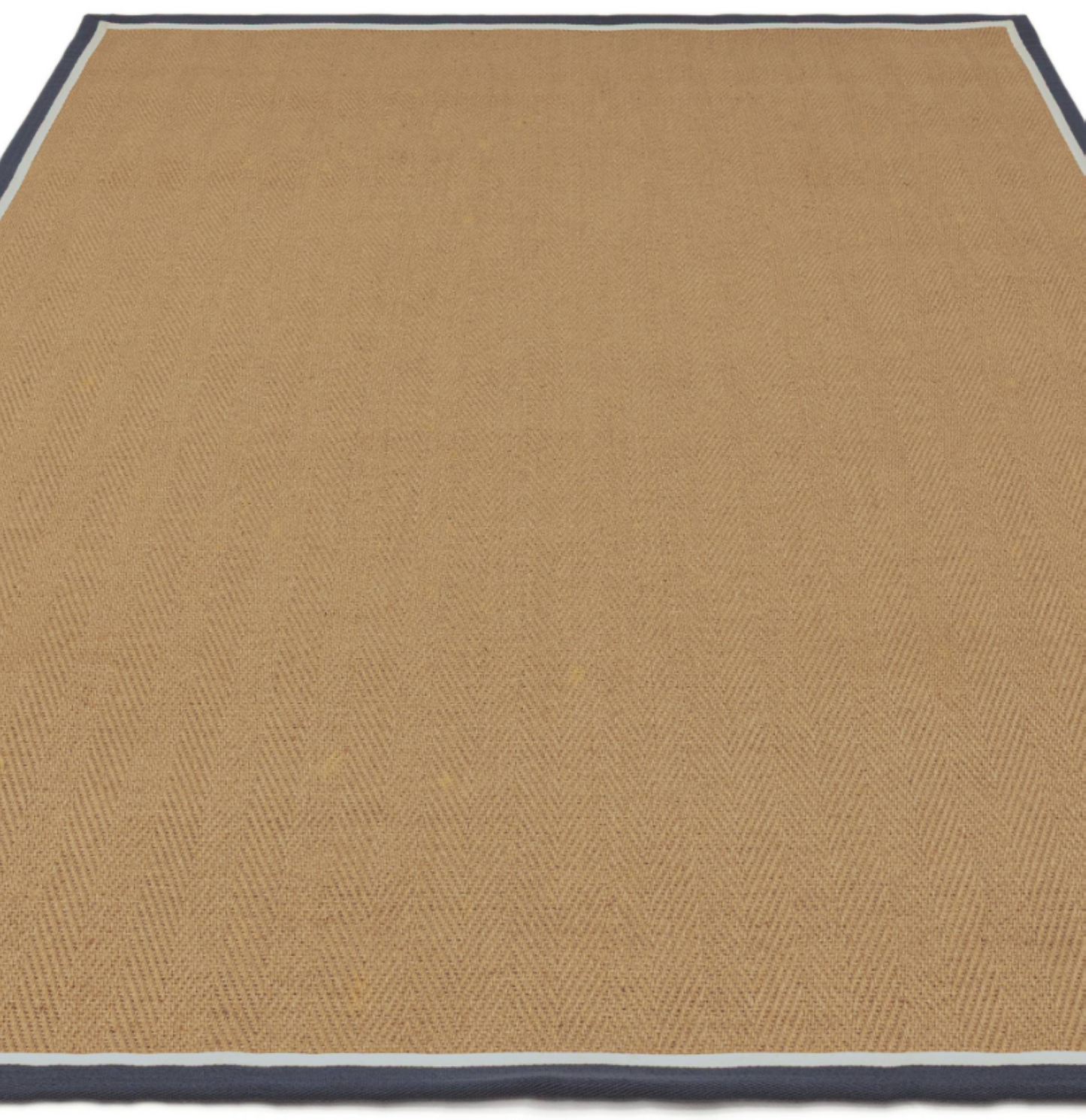 Alfombra moderna de yute DORO para dormitorio y salón 