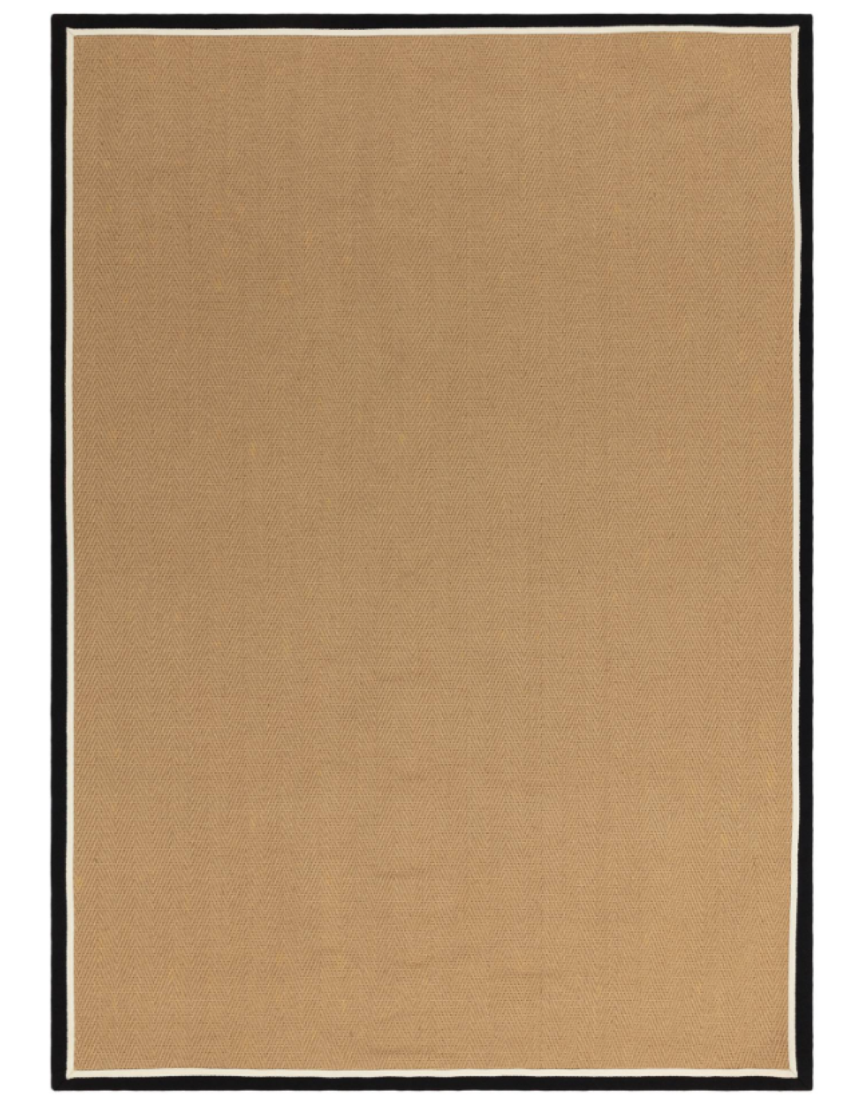 Alfombra moderna de yute DORO para dormitorio y salón 