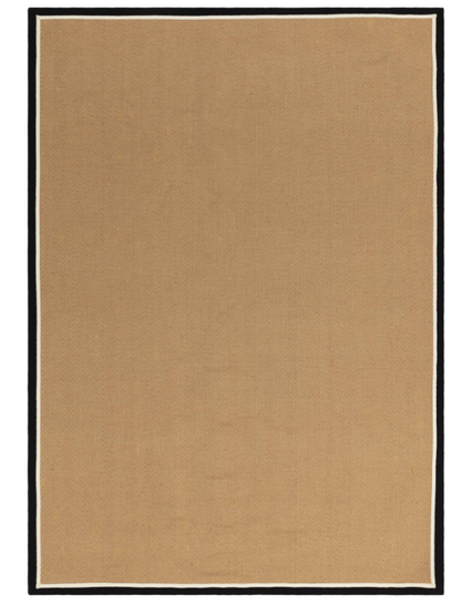 Alfombra moderna de yute DORO para dormitorio y salón 