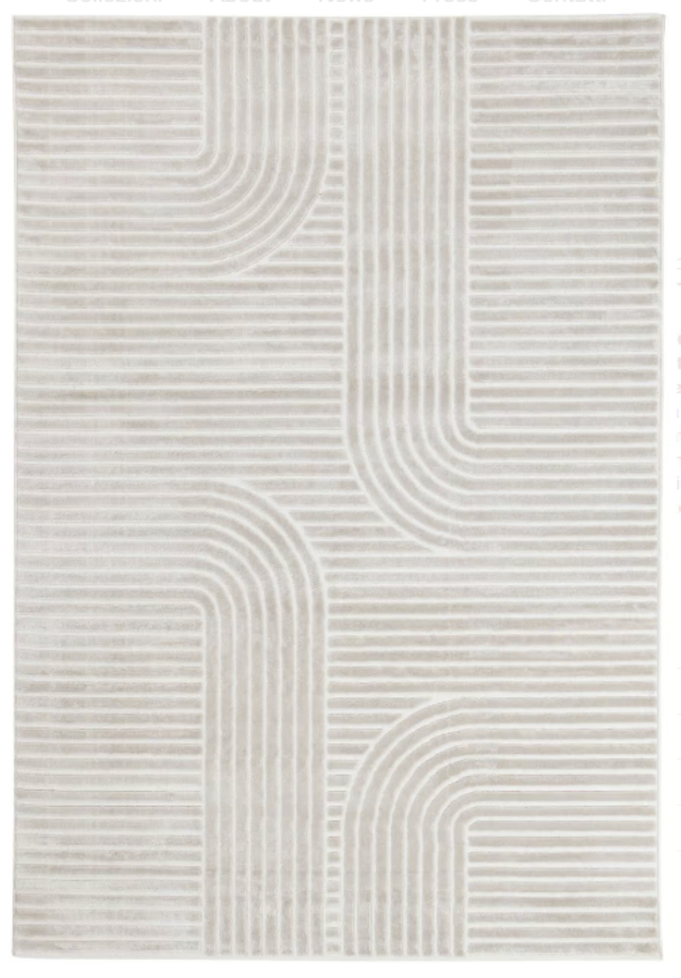 Tapis moderne tissé plat CHIKA
