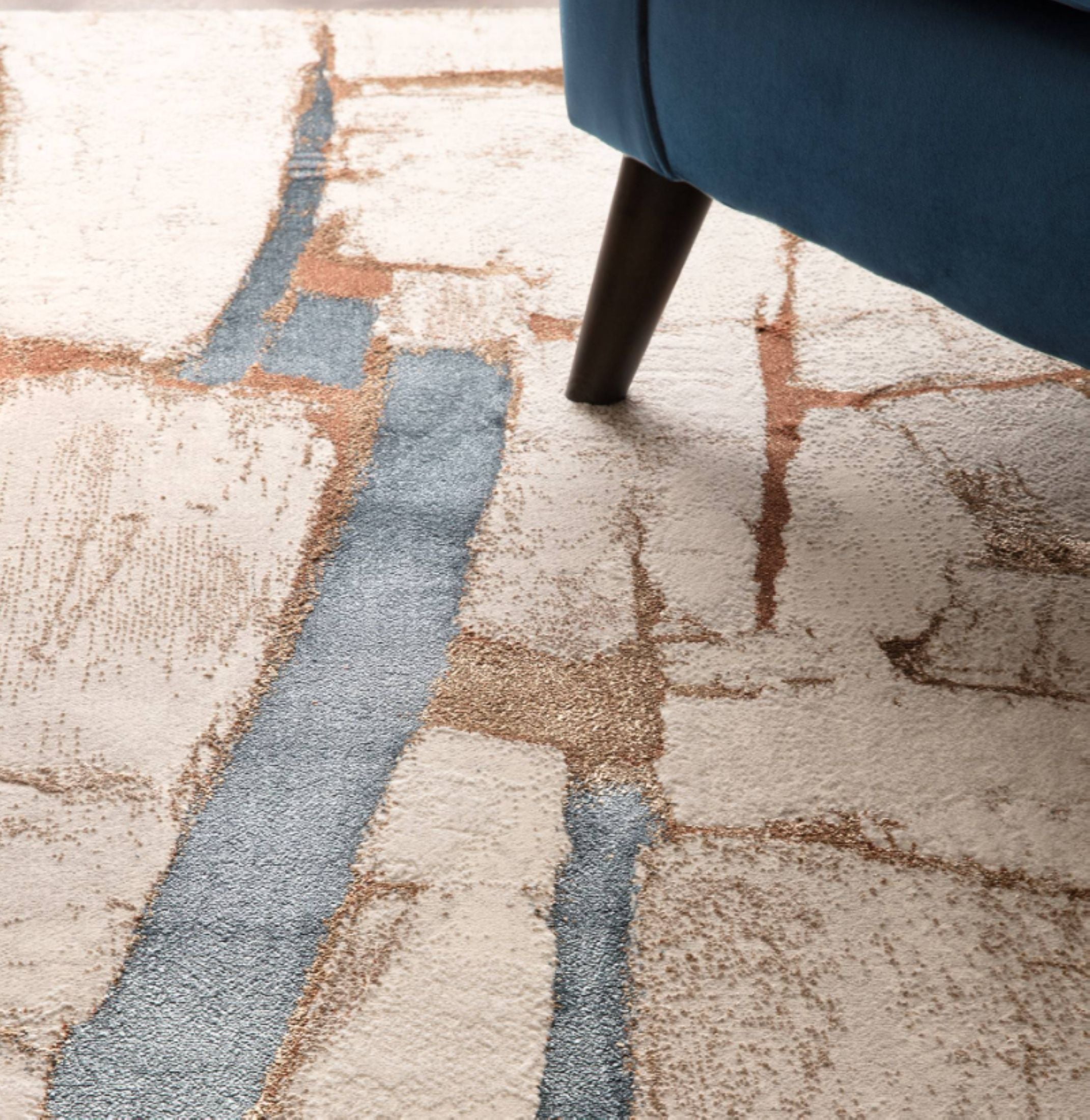Alfombra plana moderna MARBLE