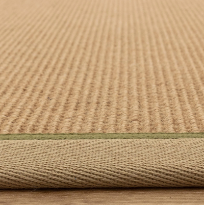 Alfombra moderna de yute DORO para dormitorio y salón 