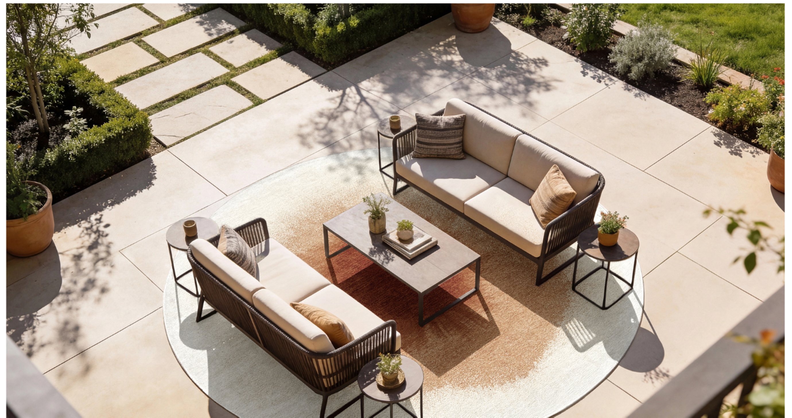 Tapis moderne tissé plat GLOBE