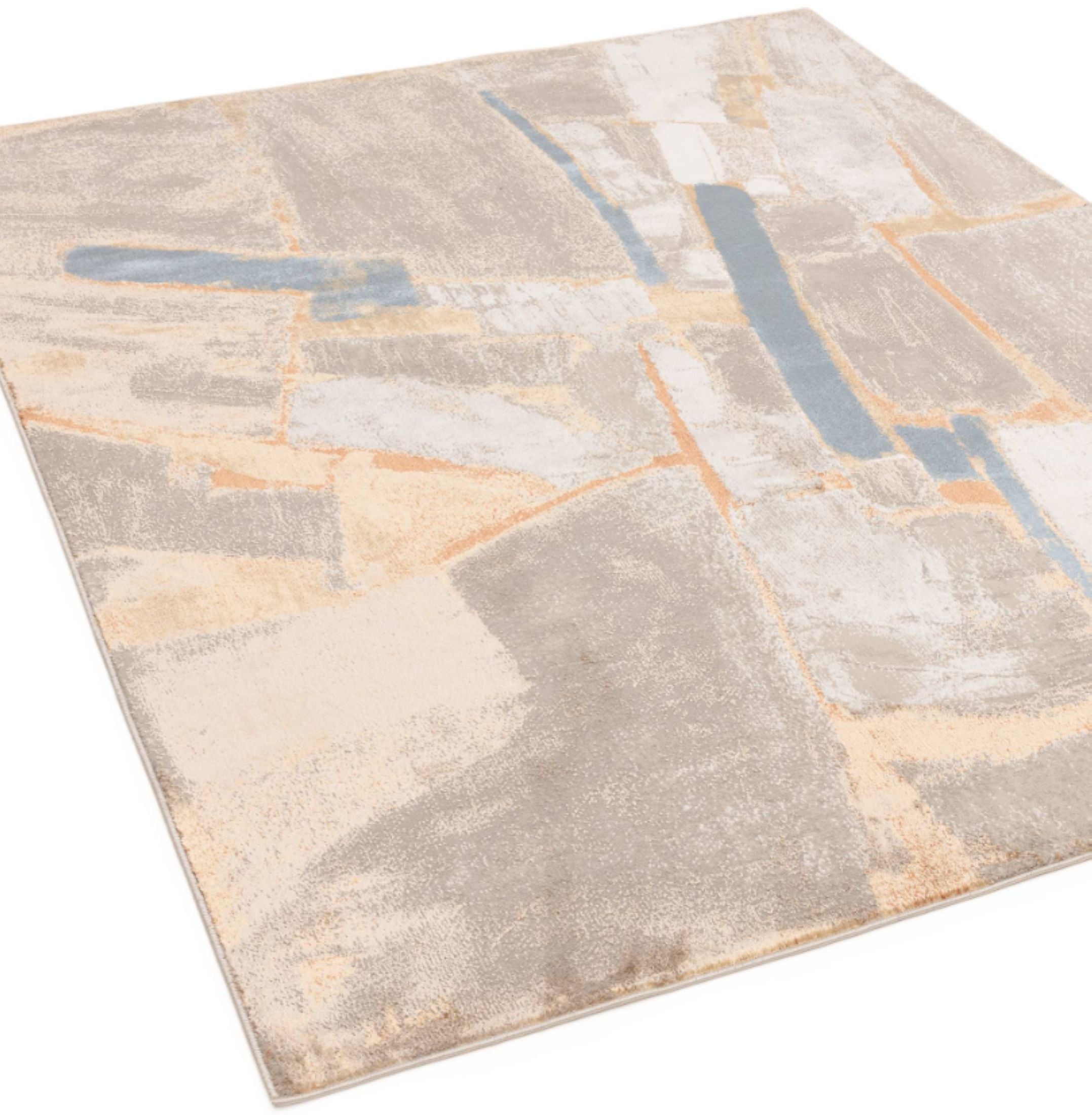 Alfombra plana moderna MARBLE