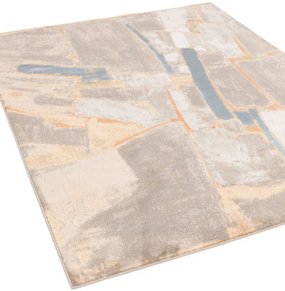 Tapis tissé plat moderne MARBLE