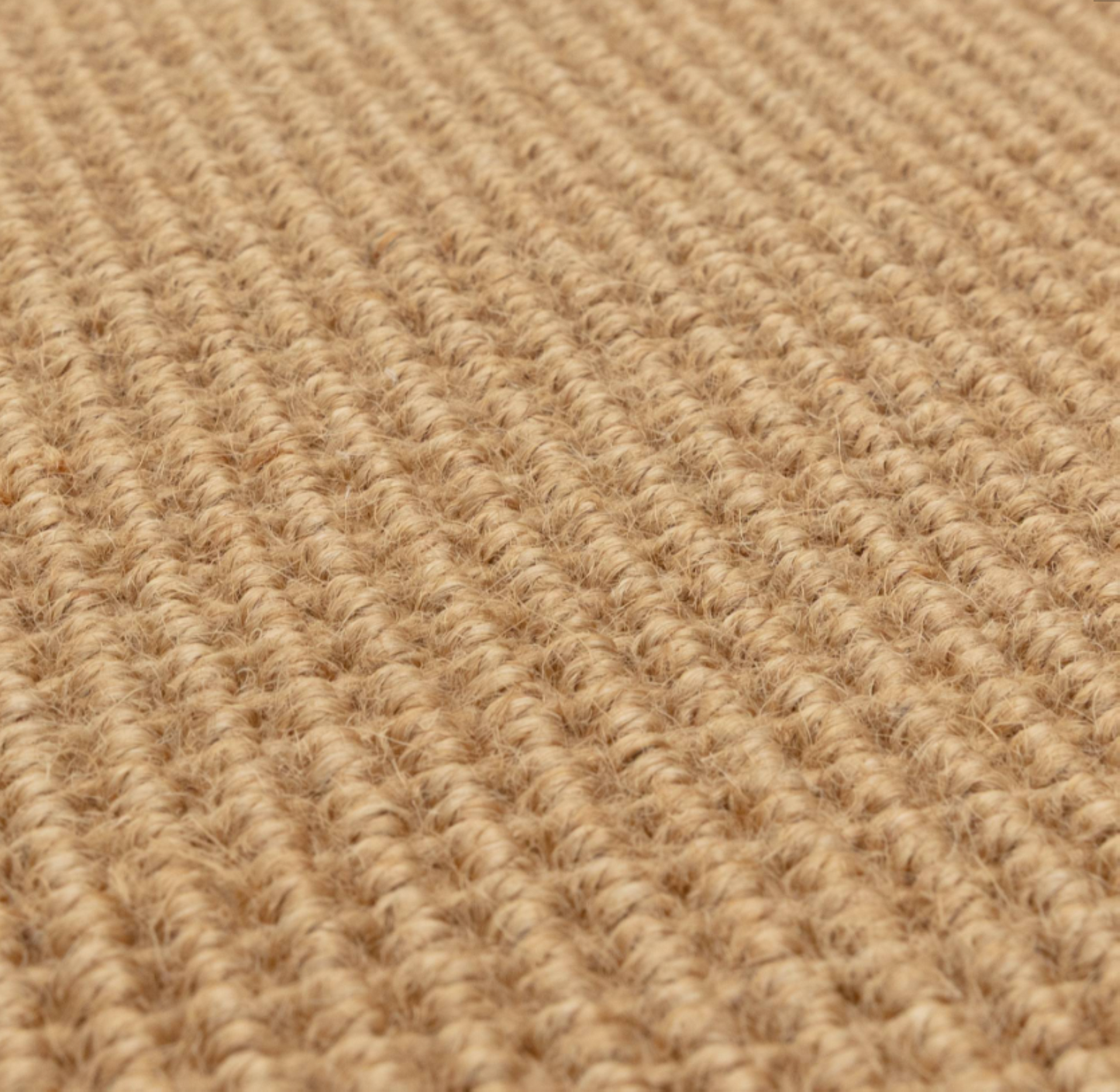 Alfombra moderna de yute DORO para dormitorio y salón 