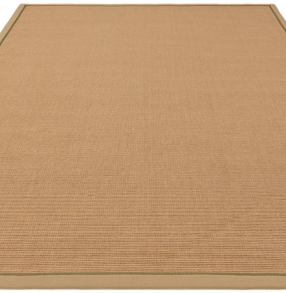 Alfombra moderna de yute DORO para dormitorio y salón 