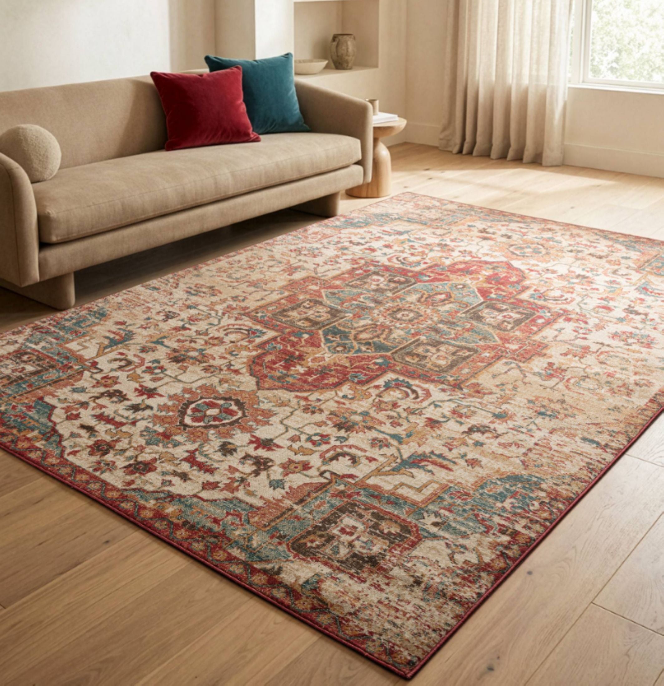 Tapis tissé plat style orient JARA