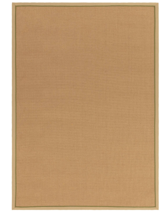 DORO Modern Jute Rug for Bedroom and Living Room 