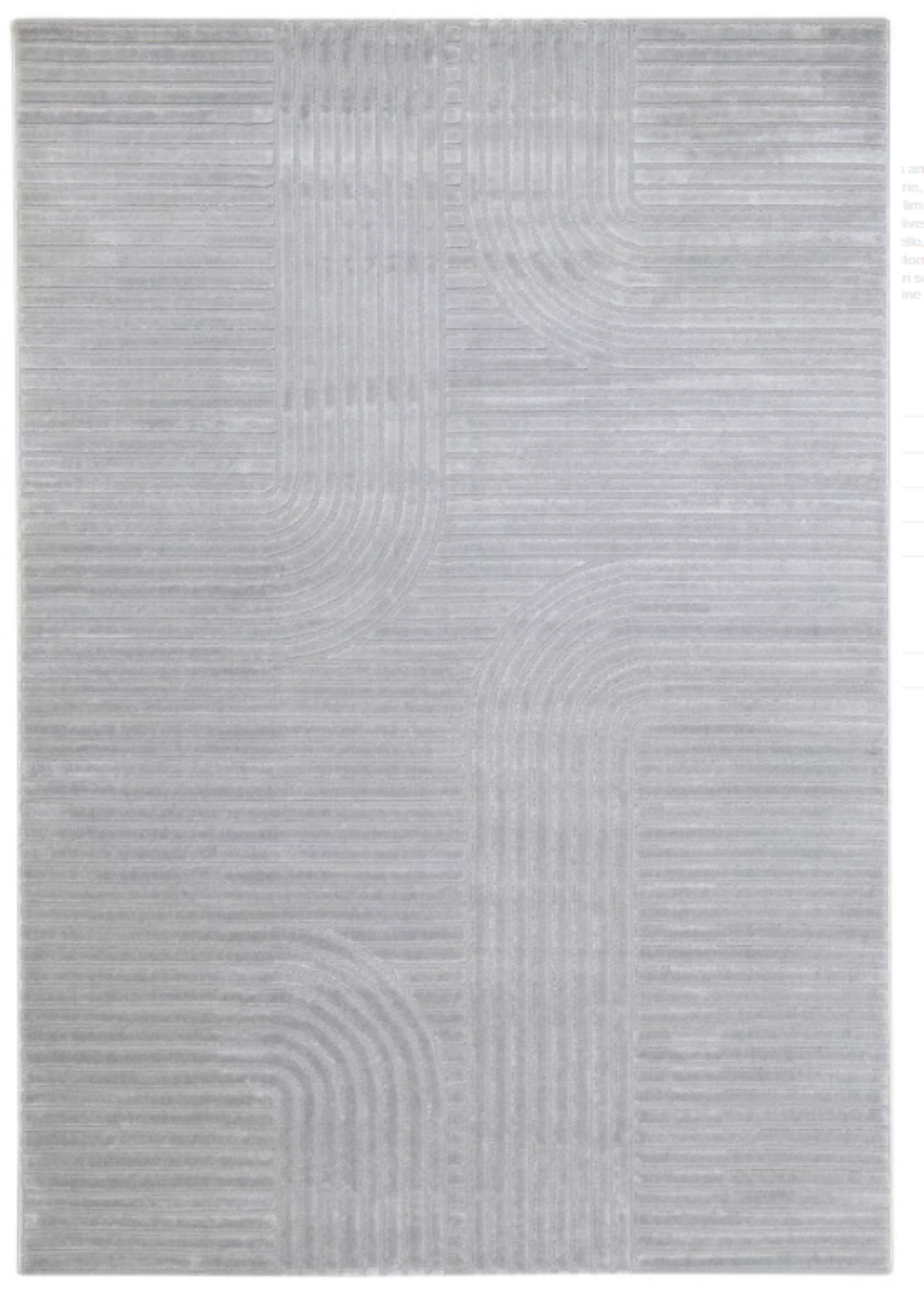 Tapis moderne tissé plat CHIKA