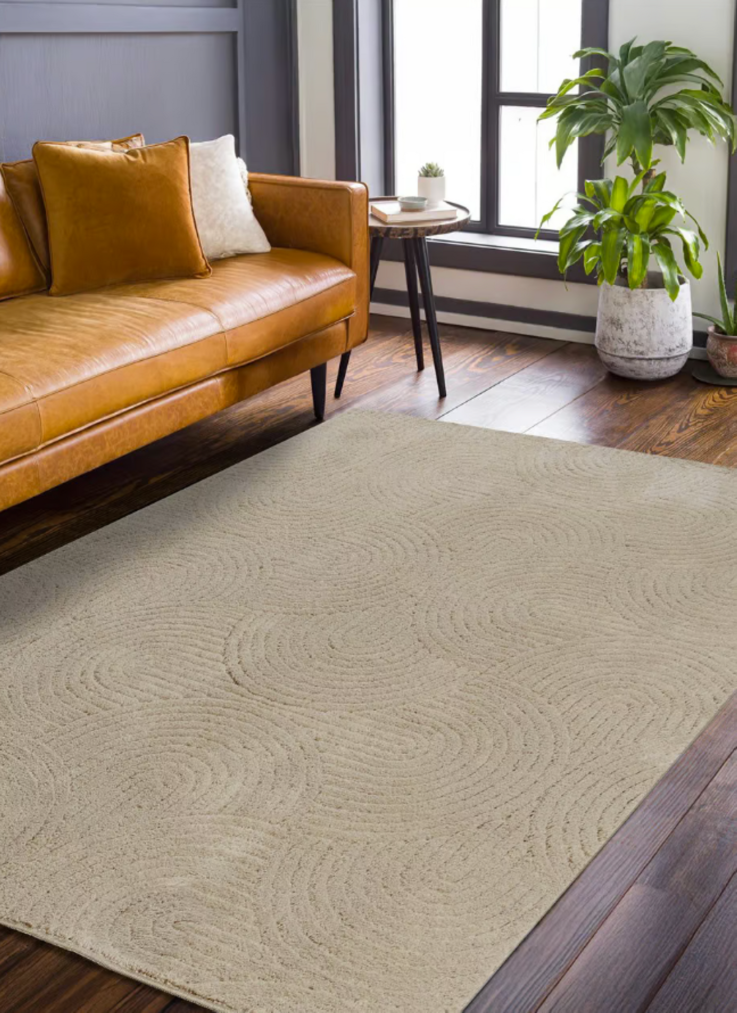 Tapis moderne tissé plat ALMA