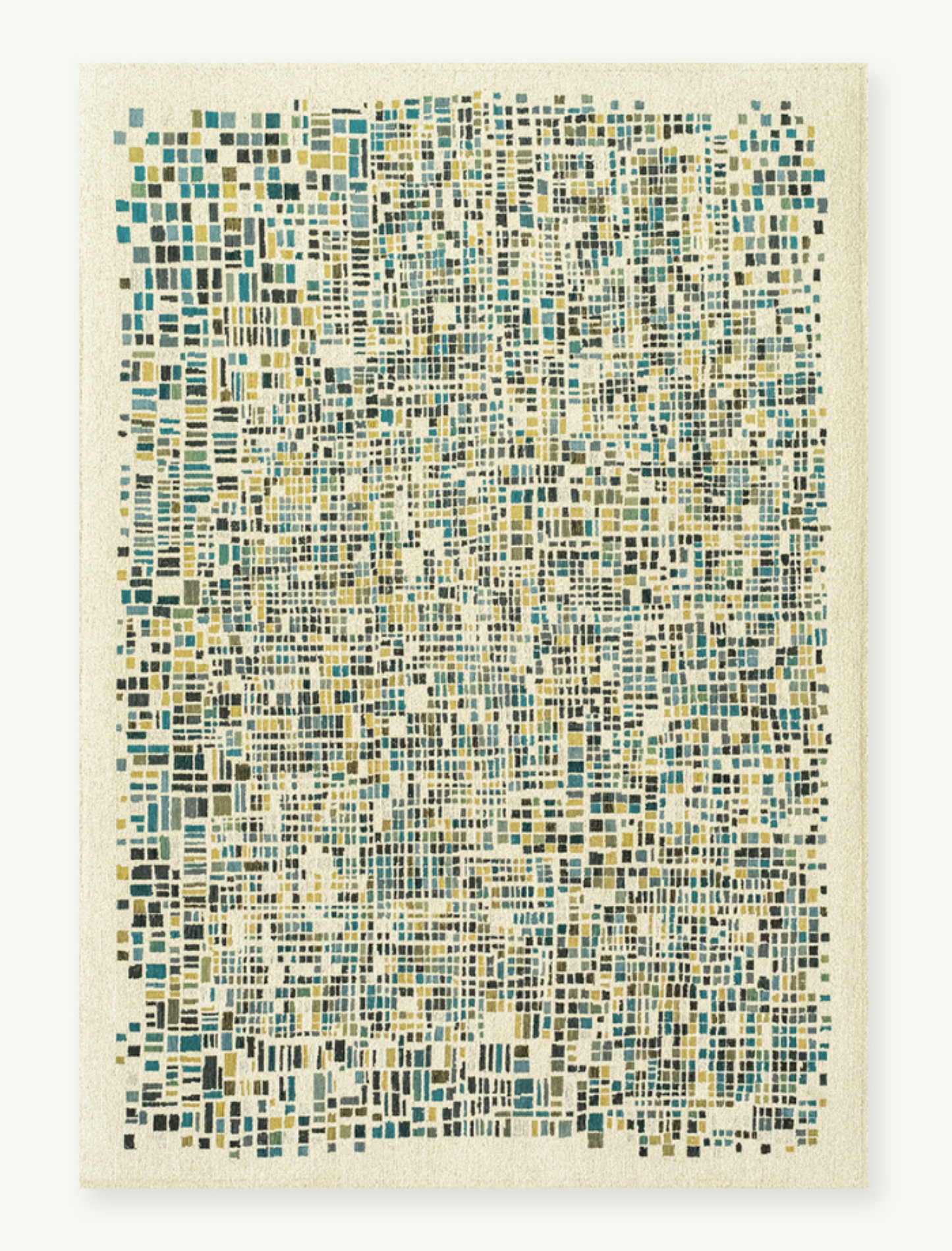 Tapis moderne tissé plat BOXY
