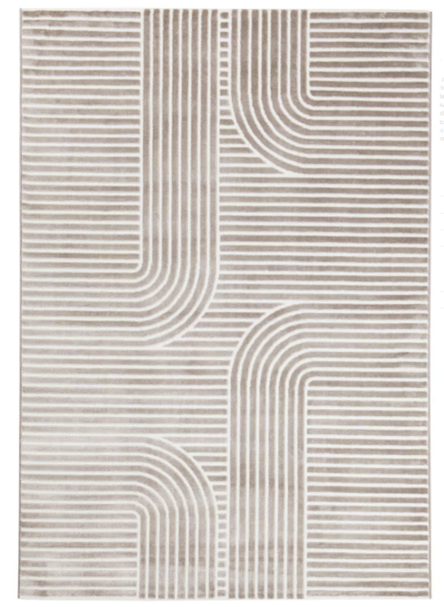 Tapis moderne tissé plat CHIKA