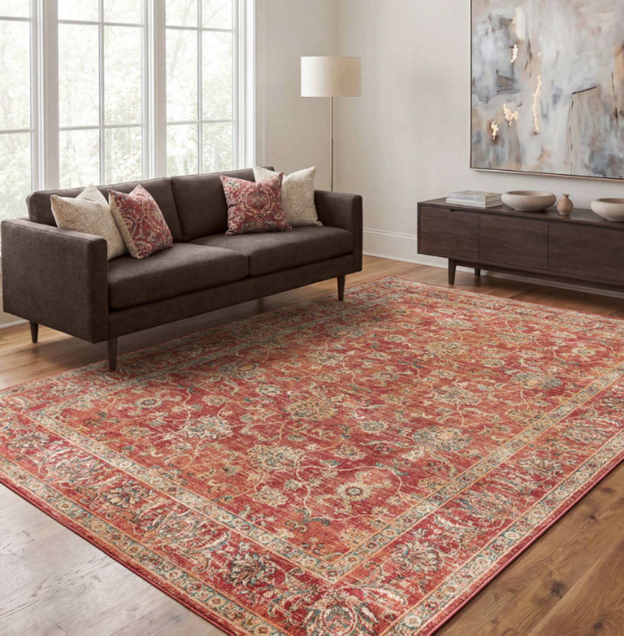Tapis tissé plat style orient NOOR