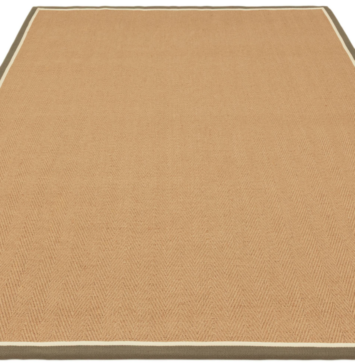 Alfombra moderna de yute DORO para dormitorio y salón 