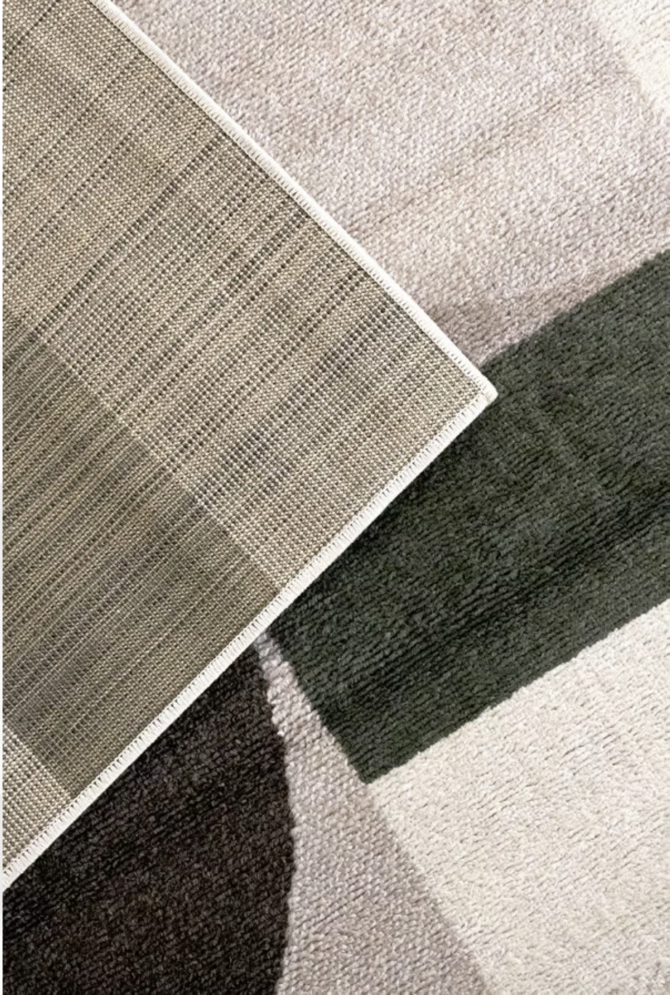 Tapis moderne tissé plat JERSEY