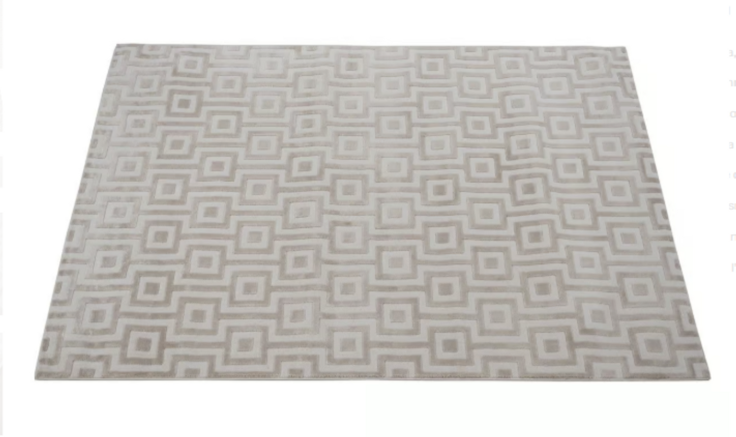 Tapis moderne tissé plat INTUITION