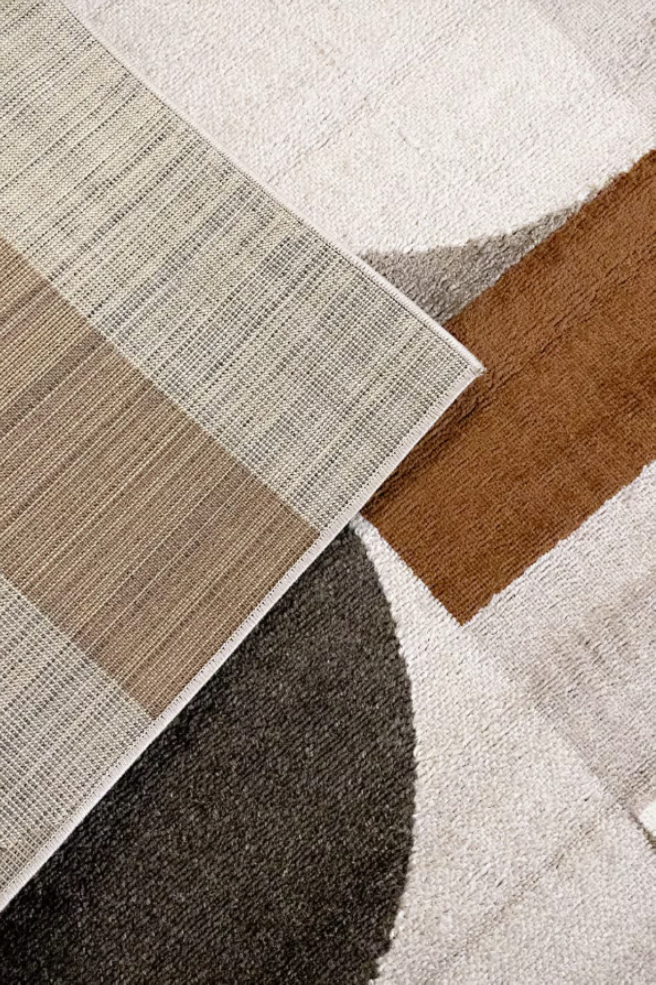 Tapis moderne tissé plat JERSEY