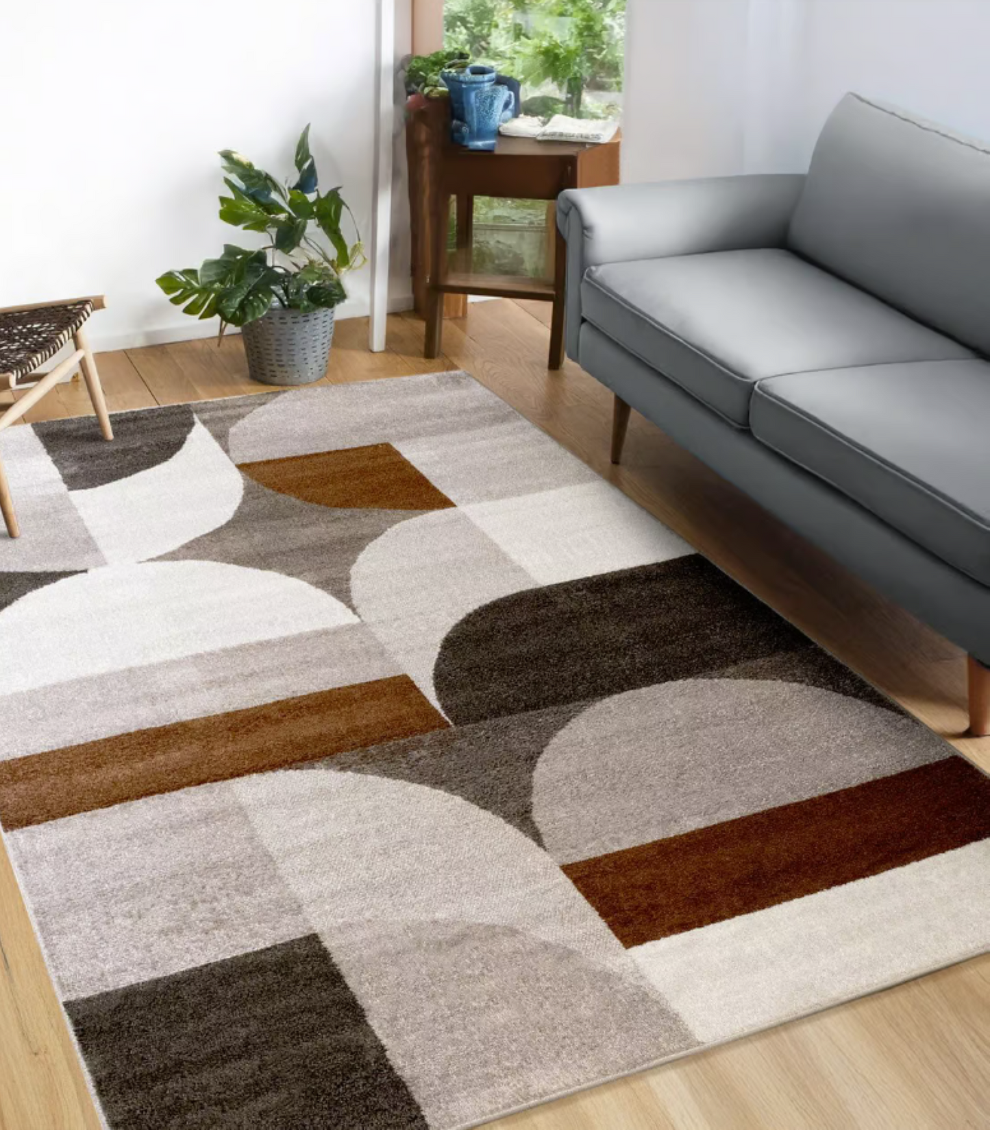 Tapis moderne tissé plat JERSEY
