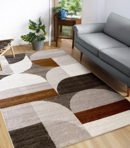 Tapis moderne tissé plat JERSEY