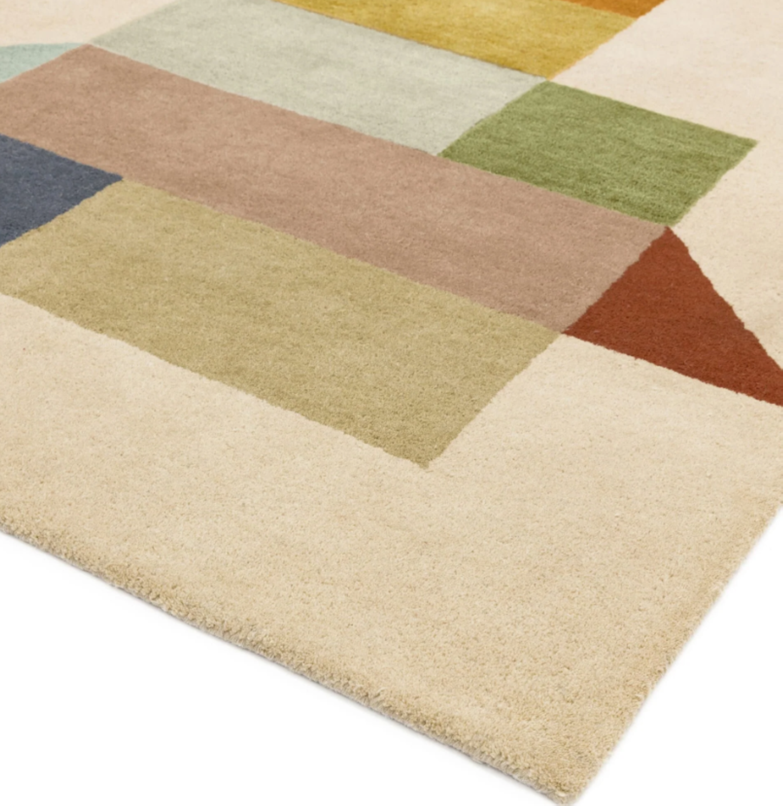 Tapis moderne tufté main en laine PALETTE
